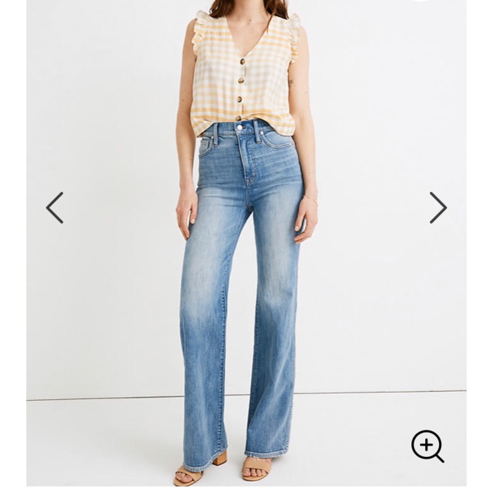 NWT Madewell 11” High-Rise Flare Jeans